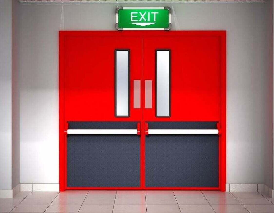 An exit An exit